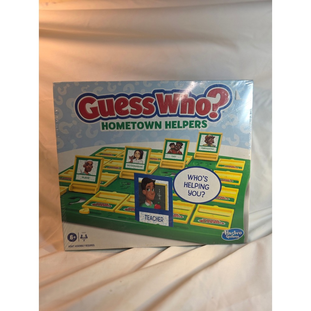 Hasbro Gaming Guess Who Hometown Helpers Board Game New Sealed F3056